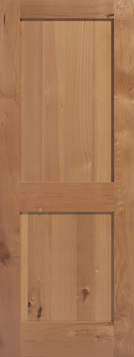 Knotty Alder 2-Panel